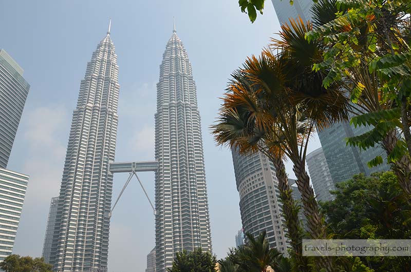 Reisefotografie der Petrona-Twin-Towers von Kuala Lumpur in Malaysien