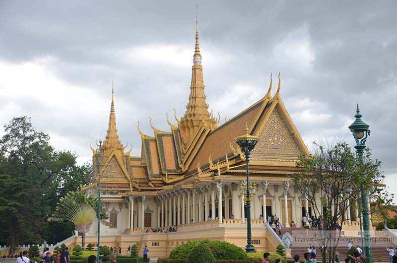 Reisefotografie vom Königshaus in Phnom Penh Kambodscha - Urlaub in Asien