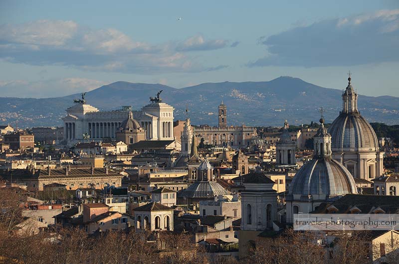 Reisefotografie aus der historischen Stadt Rom in Italien